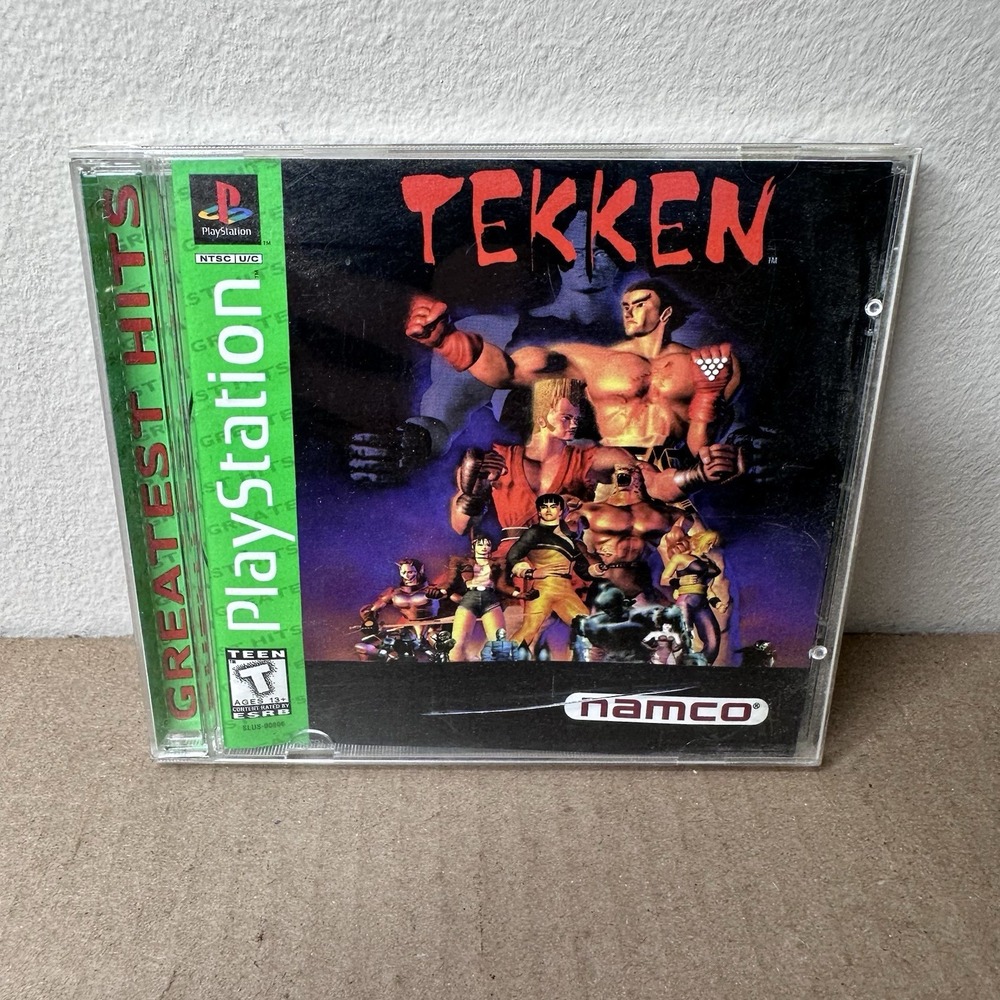 Tekken Sony PlayStation 1 PS1 Greatest Hits Complete CIB w/ Manual Namco 1995